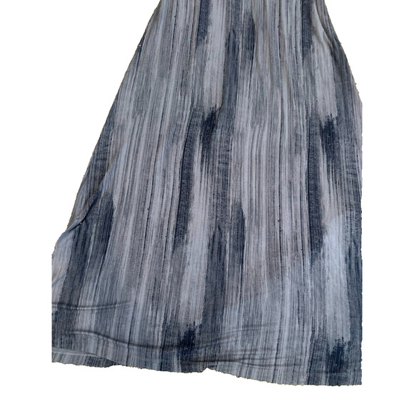 Soma Sloan One-Shoulder Maxi Bra Dress Pockets Size Large Grey Blue Beachy - Picture 2 of 6